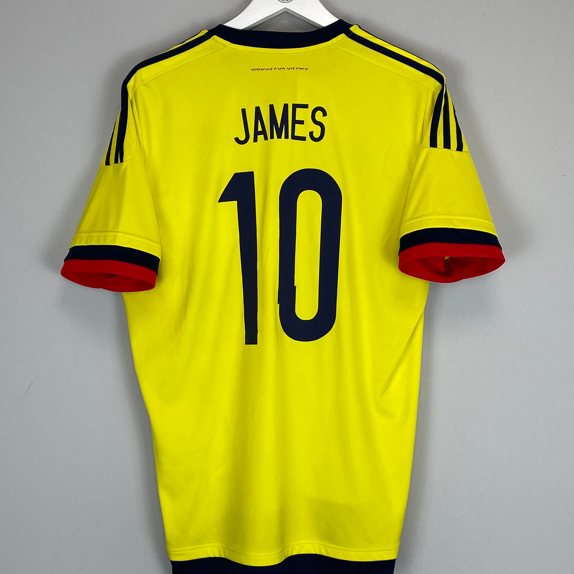 Shop 2015/16 COLOMBIA JAMES #10 HOME SHIRT (L) ADIDAS, classic football shirts, vintage football shirts & retro soccer jerseys at Cult Kits