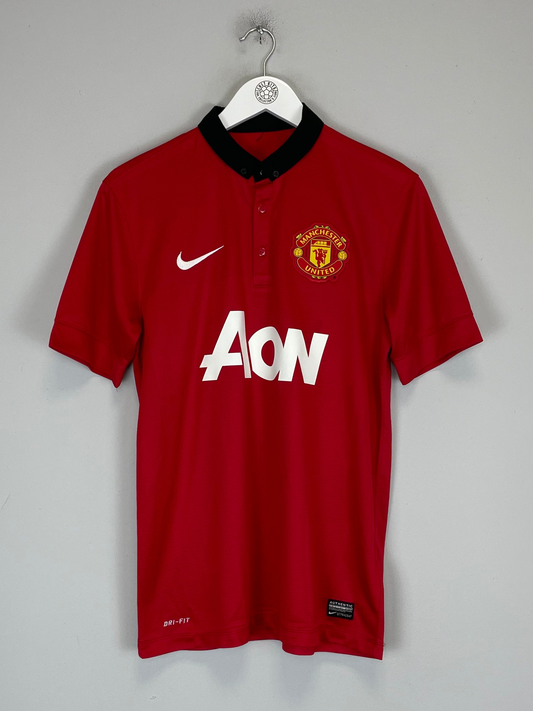 Shop 2013/14 MANCHESTER UNITED GIGGS #11 HOME SHIRT (M) NIKE, classic football shirts, vintage football shirts & retro soccer jerseys at Cult Kits