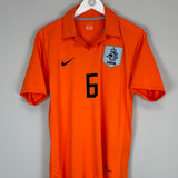 2006/08 NETHERLANDS LANDZAAT #6 HOME SHIRT (M) NIKE