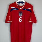 2008/10 ENGLAND TERRY #6 AWAY SHIRT (XL) UMBRO