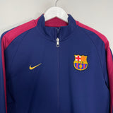 Shop 2014/15 BARCELONA TRACK JACKET (L) NIKE, classic football shirts, vintage football shirts & retro soccer jerseys at Cult Kits