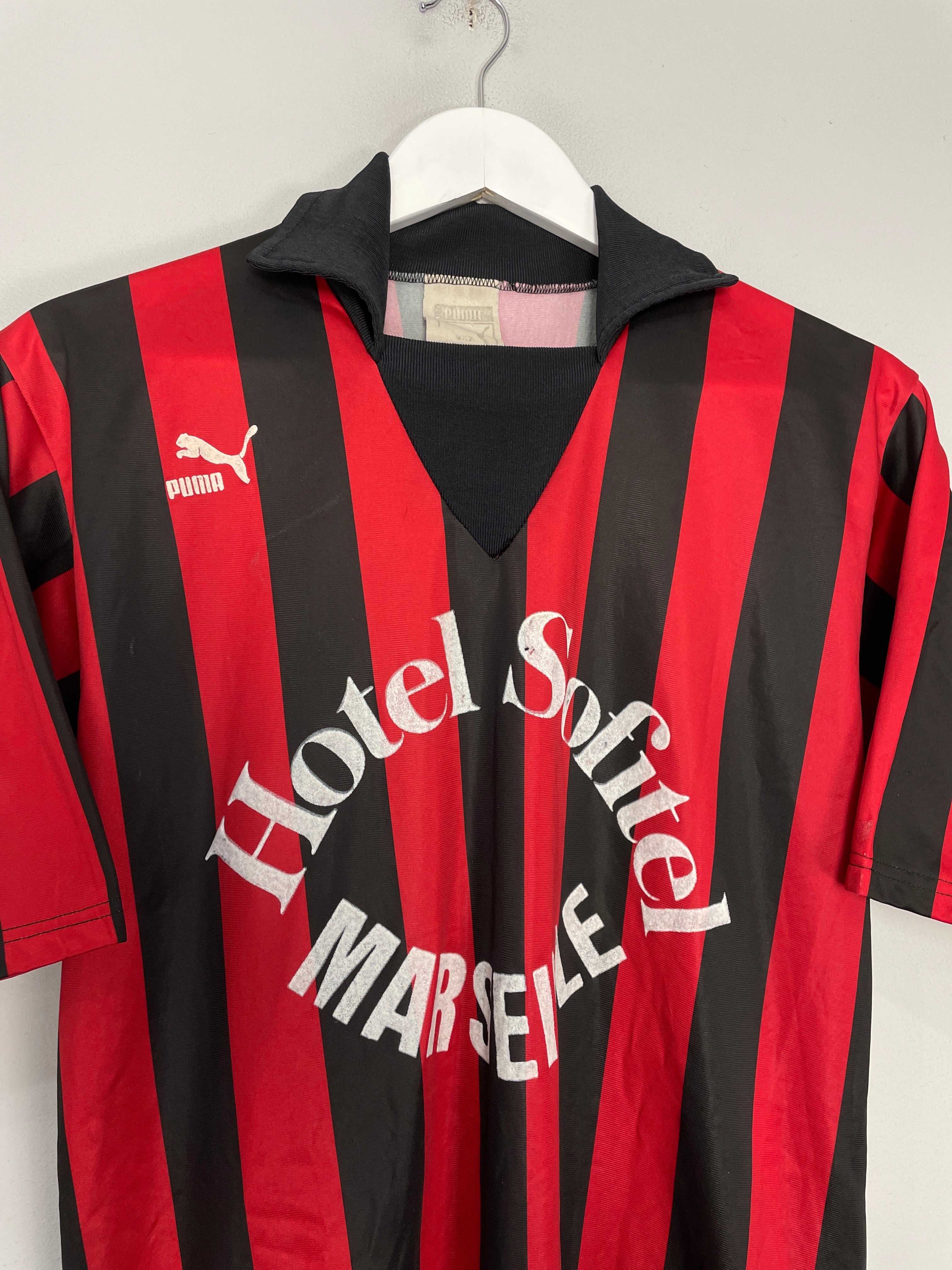 Shop 1992 HOTEL SOFITEL MARSEILLE TEMPLATE SHIRT (L) PUMA, classic football shirts, vintage football shirts & retro soccer jerseys at Cult Kits