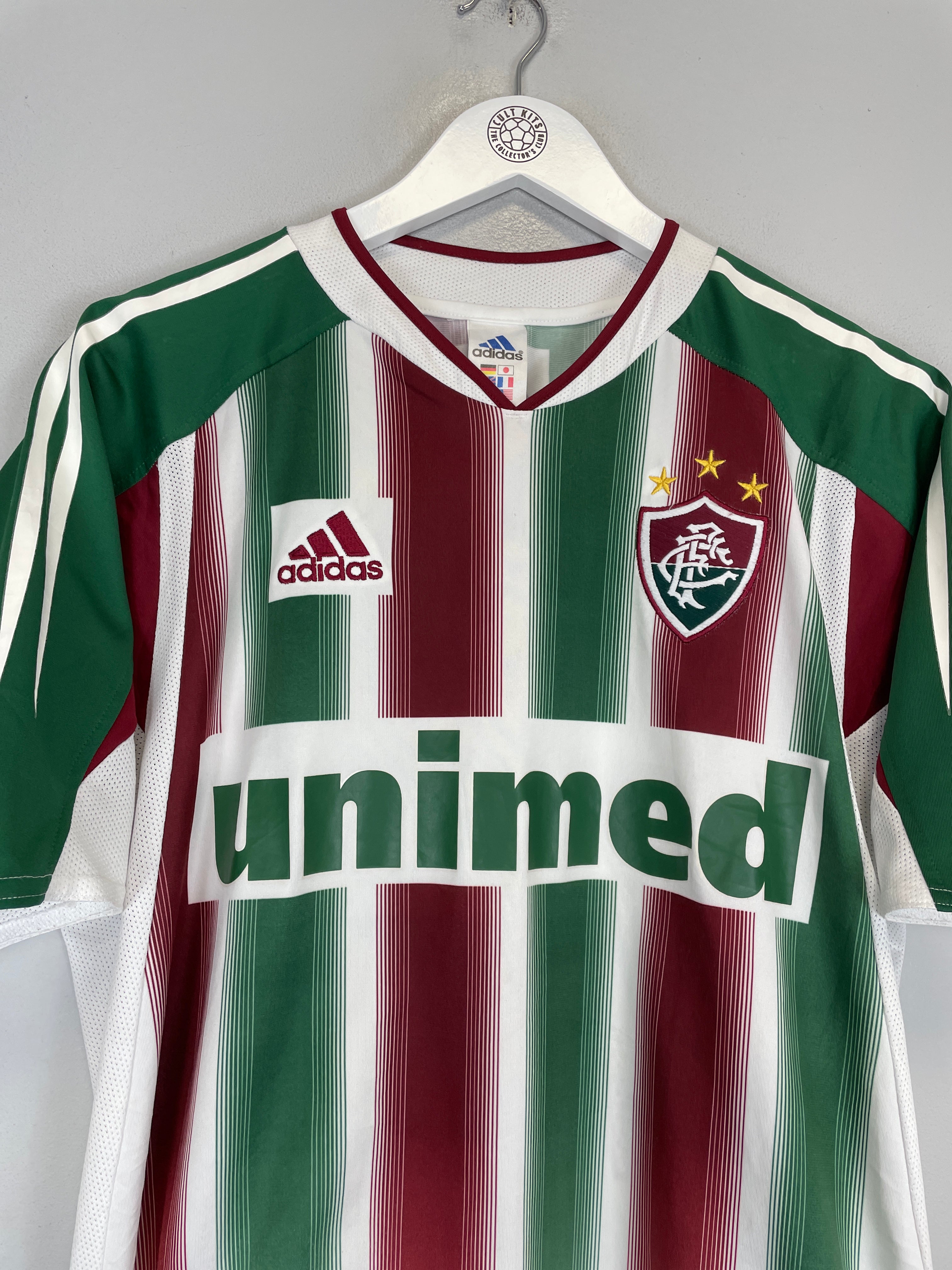 Shop 2004/05 FLUMINENSE #10 HOME SHIRT (L) ADIDAS, classic football shirts, vintage football shirts & retro soccer jerseys at Cult Kits
