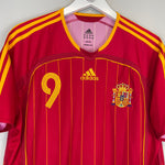 Shop 2006/08 SPAIN F.TORRES #9 HOME SHIRT (M) ADIDAS, classic football shirts, vintage football shirts & retro soccer jerseys at Cult Kits