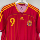 Shop 2006/08 SPAIN F.TORRES #9 HOME SHIRT (M) ADIDAS, classic football shirts, vintage football shirts & retro soccer jerseys at Cult Kits