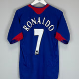2005/06 MANCHESTER UNITED RONALDO #7 AWAY SHIRT (S) NIKE