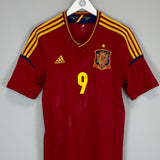 Shop 2011/12 SPAIN TORRES #9 HOME SHIRT (L) ADIDAS, classic football shirts, vintage football shirts & retro soccer jerseys at Cult Kits