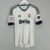 Shop 2012/13 REAL MADRID ALONSO #14 HOME SHIRT (S) ADIDAS, classic football shirts, vintage football shirts & retro soccer jerseys at Cult Kits