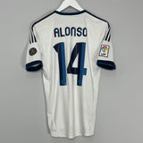 Shop 2012/13 REAL MADRID ALONSO #14 HOME SHIRT (S) ADIDAS, classic football shirts, vintage football shirts & retro soccer jerseys at Cult Kits