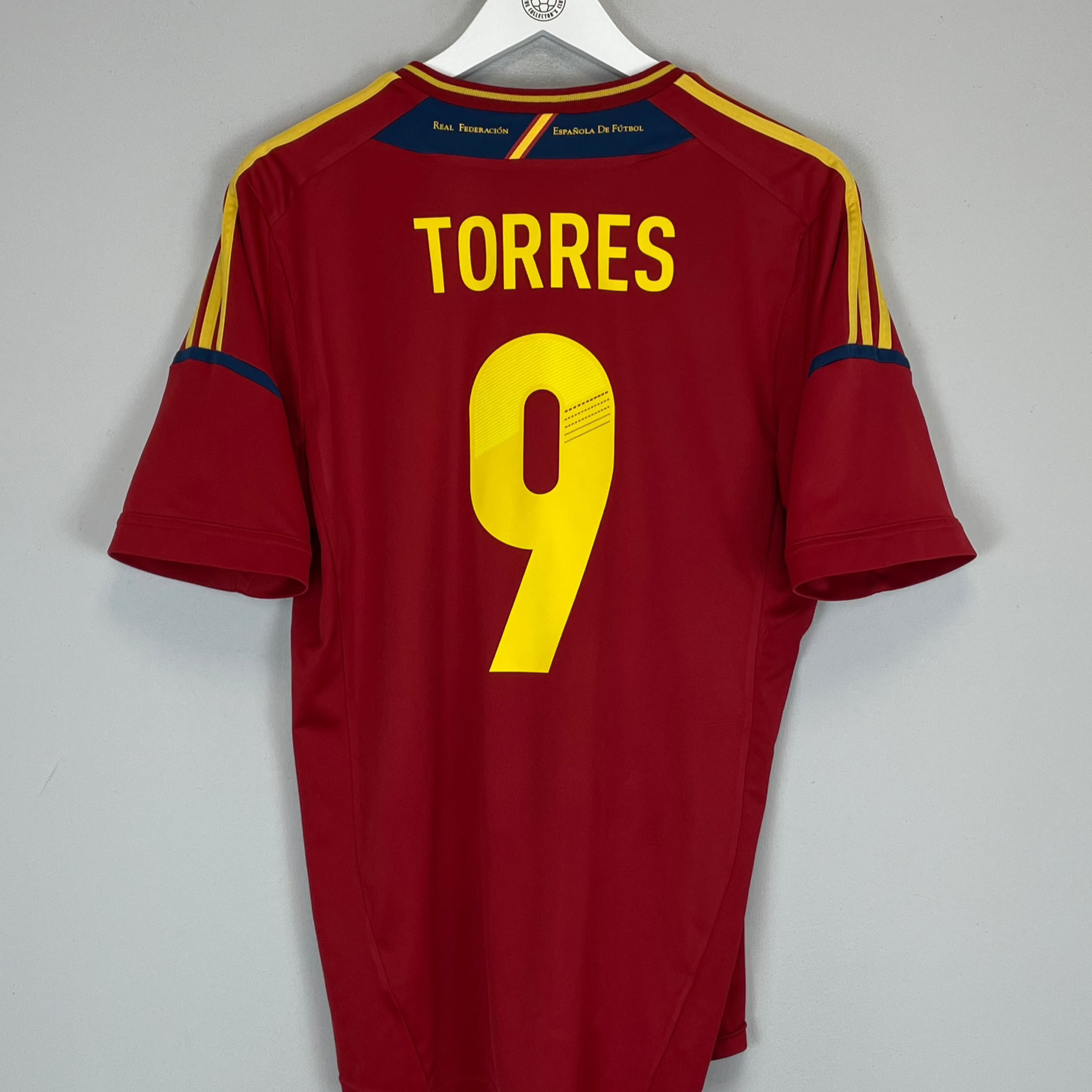 Shop 2011/12 SPAIN TORRES #9 HOME SHIRT (L) ADIDAS, classic football shirts, vintage football shirts & retro soccer jerseys at Cult Kits