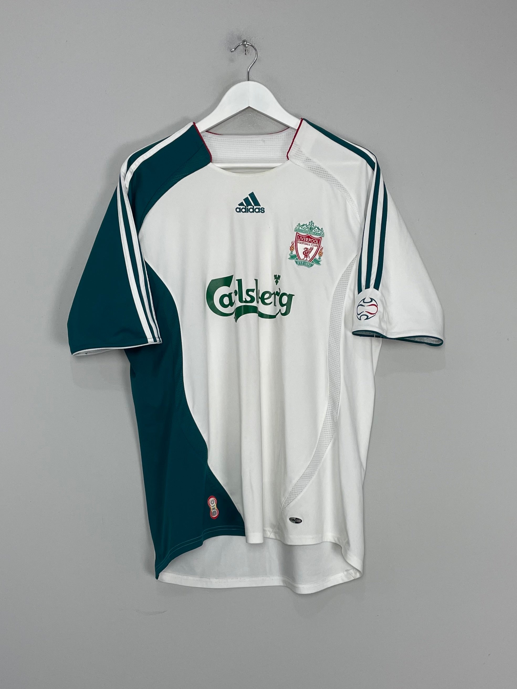 Shop 2006/07 LIVERPOOL GERRARD #8 AWAY SHIRT (L) ADIDAS, classic football shirts, vintage football shirts & retro soccer jerseys at Cult Kits
