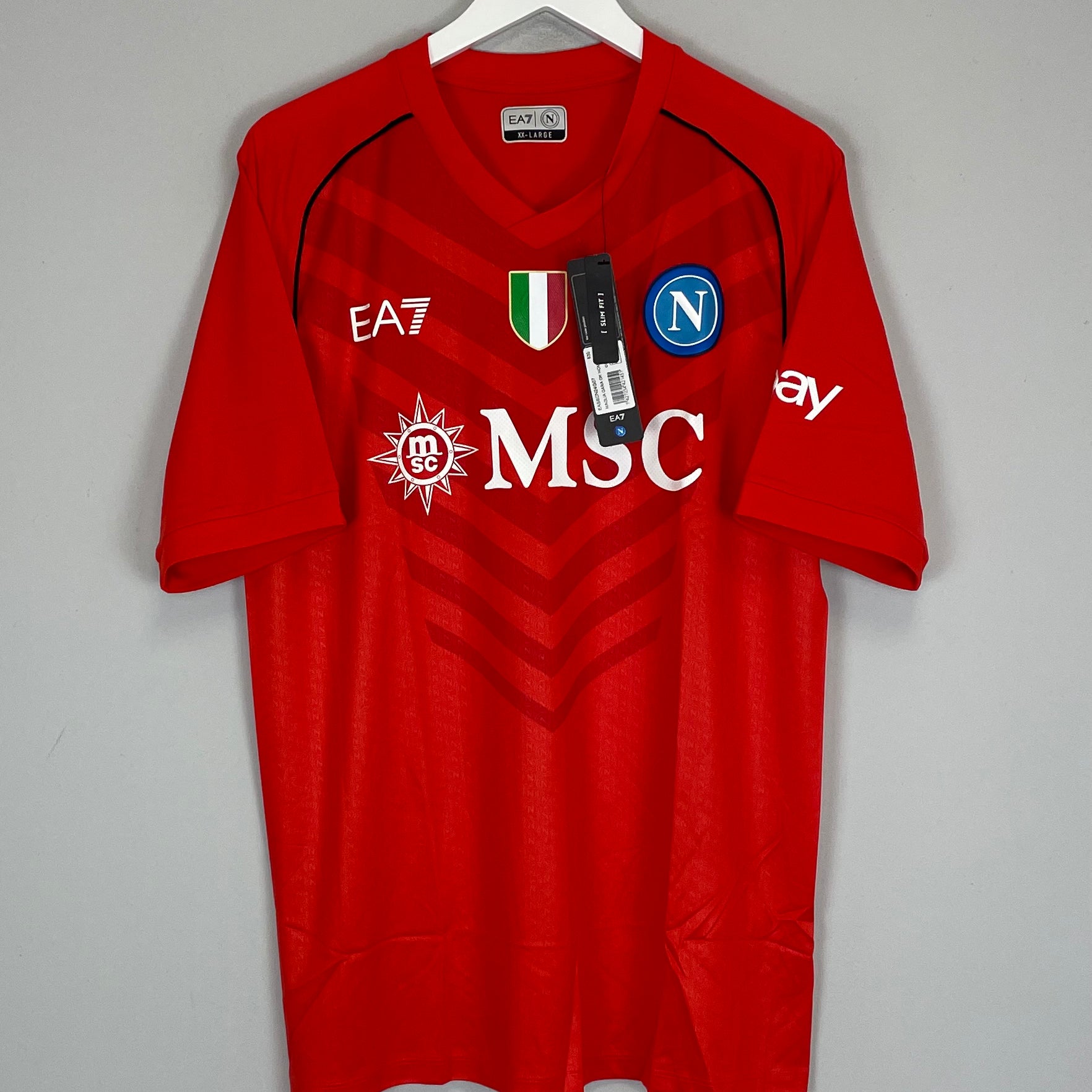 Shop 2023/24 NAPOLI *BNWT* GK SHIRT (XXL) EA7, classic football shirts, vintage football shirts & retro soccer jerseys at Cult Kits