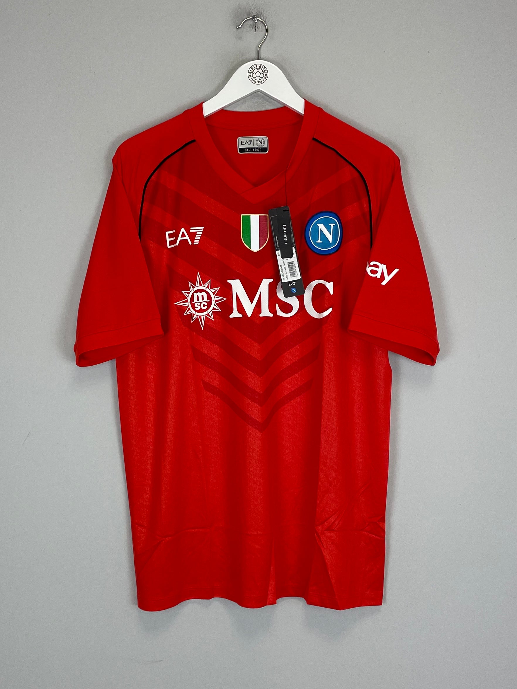 Shop 2023/24 NAPOLI *BNWT* GK SHIRT (XXL) EA7, classic football shirts, vintage football shirts & retro soccer jerseys at Cult Kits