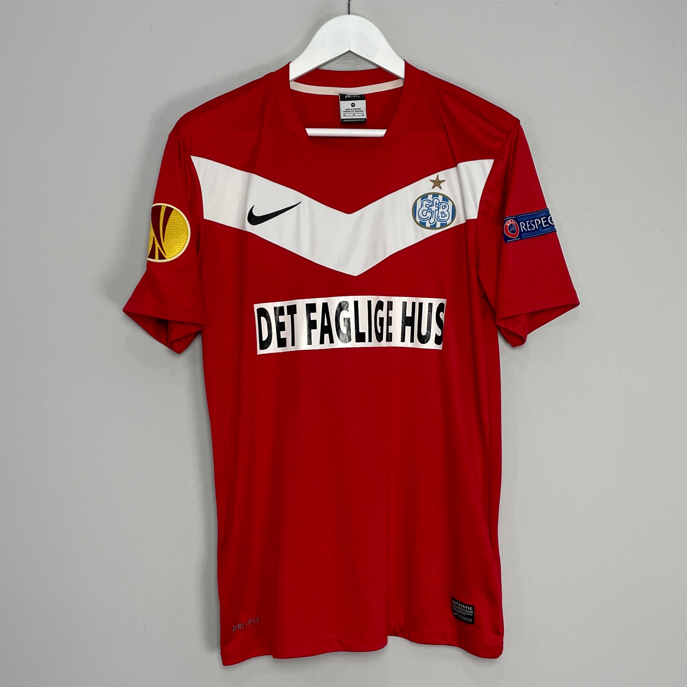 Shop 2013/14 ESBJERG FC ROSENORN #30 E/L AWAY SHIRT (M) NIKE, classic football shirts, vintage football shirts & retro soccer jerseys at Cult Kits