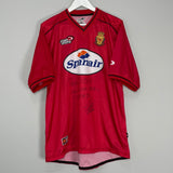 2000/01 REAL MALLORCA ENGONGA #23 *SIGNED* HOME SHIRT (XXL) JOHN SMITH