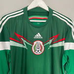 Shop 2014/15 MEXICO HOME SHIRT (L) ADIDAS, classic football shirts, vintage football shirts & retro soccer jerseys at Cult Kits