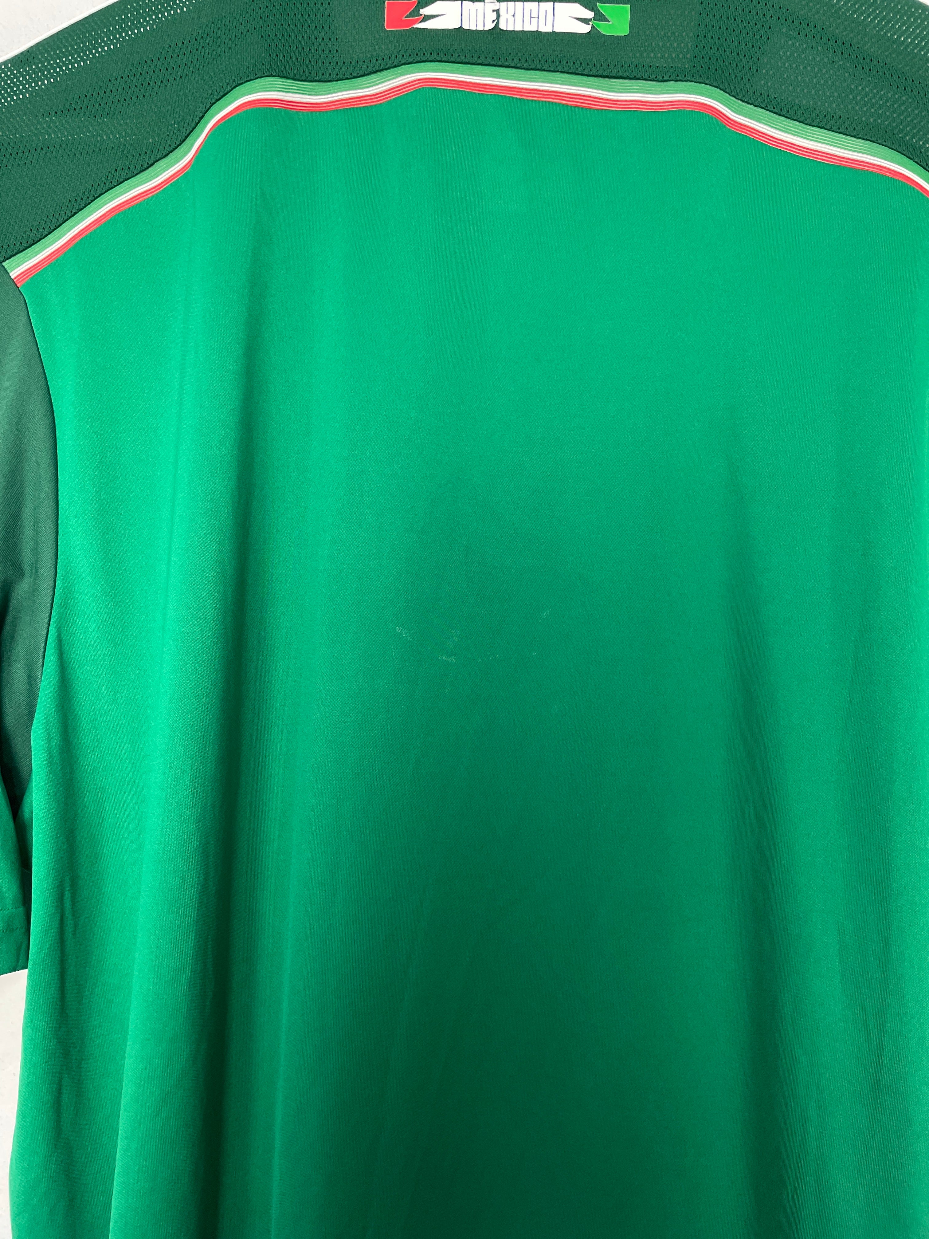 Shop 2014/15 MEXICO HOME SHIRT (L) ADIDAS, classic football shirts, vintage football shirts & retro soccer jerseys at Cult Kits