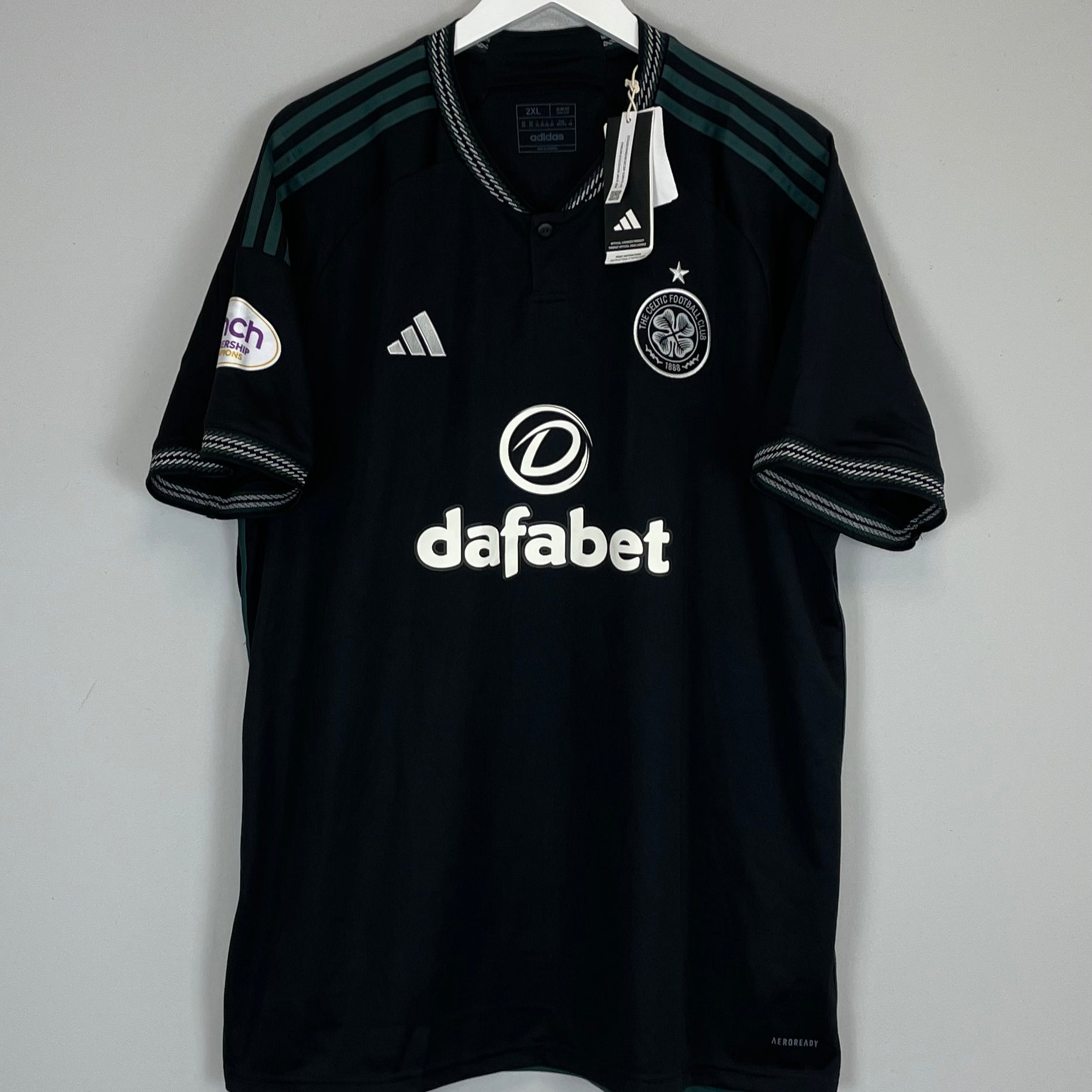 Shop 2023/24 CELTIC JOHNSTON #2 *BNWT* AWAY SHIRT (XXL) ADIDAS, classic football shirts, vintage football shirts & retro soccer jerseys at Cult Kits