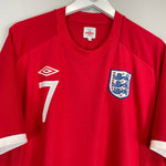 Shop 2010/12 ENGLAND BECKHAM #7 AWAY SHIRT (XXL) UMBRO, classic football shirts, vintage football shirts & retro soccer jerseys at Cult Kits