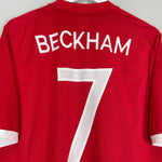 Shop 2010/12 ENGLAND BECKHAM #7 AWAY SHIRT (XXL) UMBRO, classic football shirts, vintage football shirts & retro soccer jerseys at Cult Kits