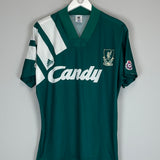 1991/92 LIVERPOOL AWAY SHIRT (M) ADIDAS