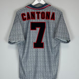 1995/96 MANCHESTER UNITED CANTONA #7 AWAY SHIRT (M) UMBRO