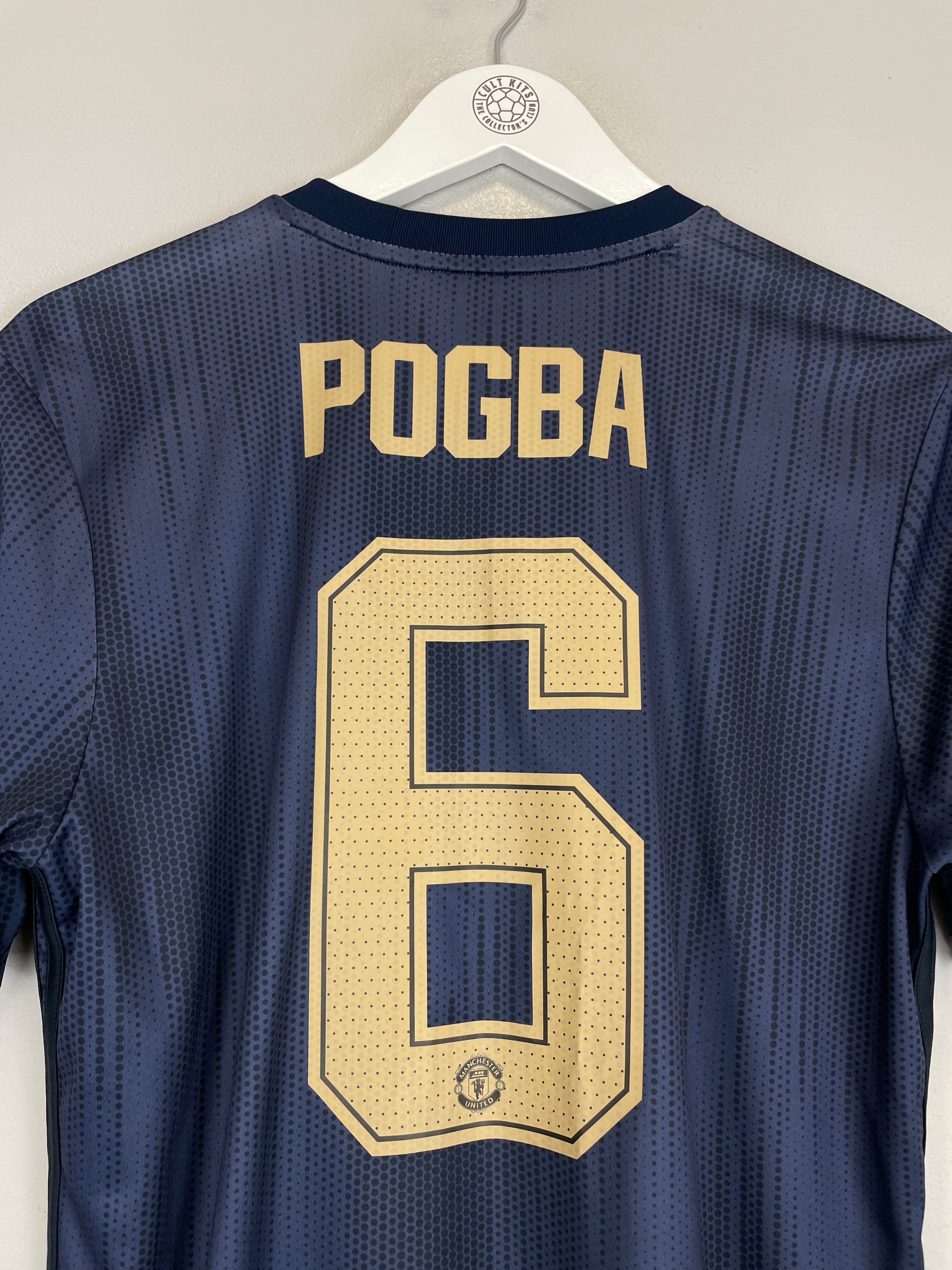Shop 2018/19 MANCHESTER UNITED POGBA #6 C/L THIRD SHIRT (M) ADIDAS, classic football shirts, vintage football shirts & retro soccer jerseys at Cult Kits
