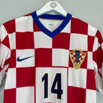Shop 2008/09 CROATIA MODRIC #14 HOME SHIRT (M) NIKE, classic football shirts, vintage football shirts & retro soccer jerseys at Cult Kits