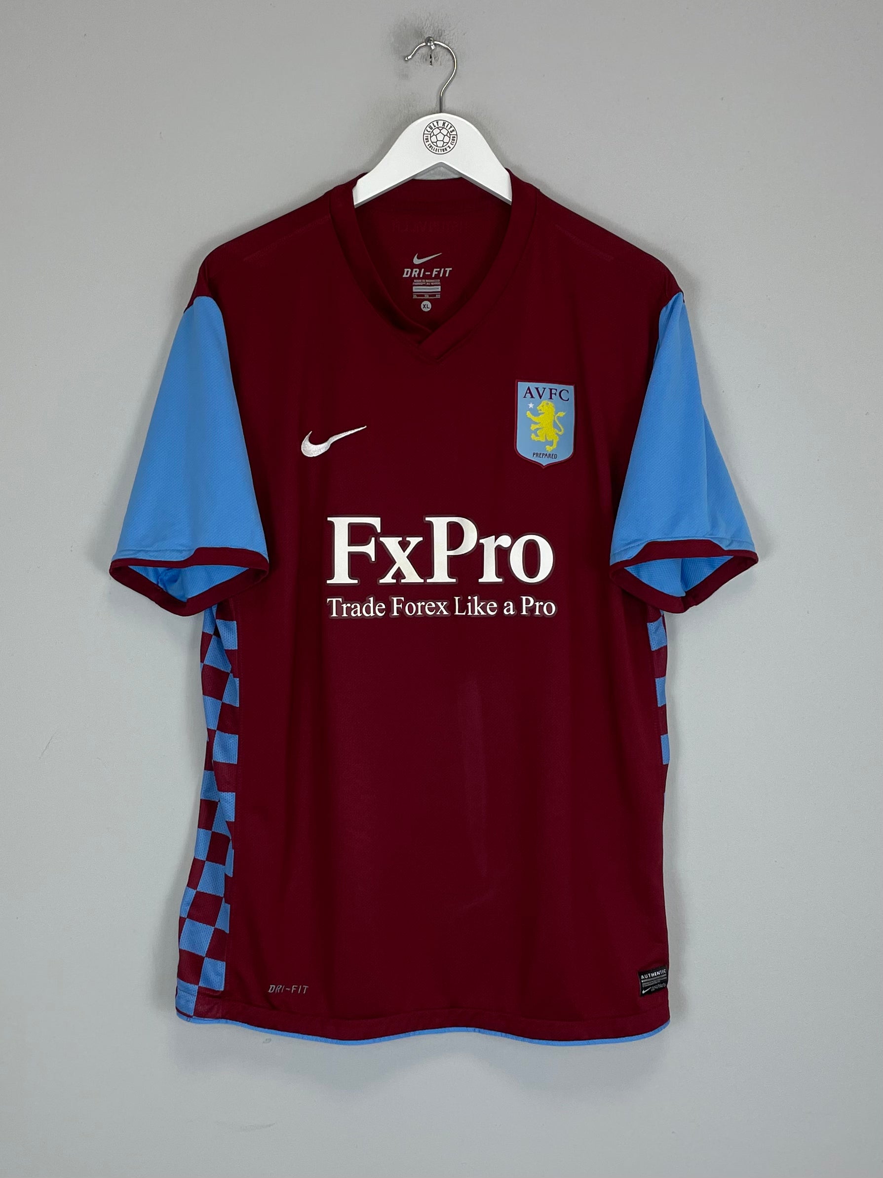 Shop 2010/11 ASTON VILLA HESKEY #18 HOME SHIRT (XL) NIKE, classic football shirts, vintage football shirts & retro soccer jerseys at Cult Kits