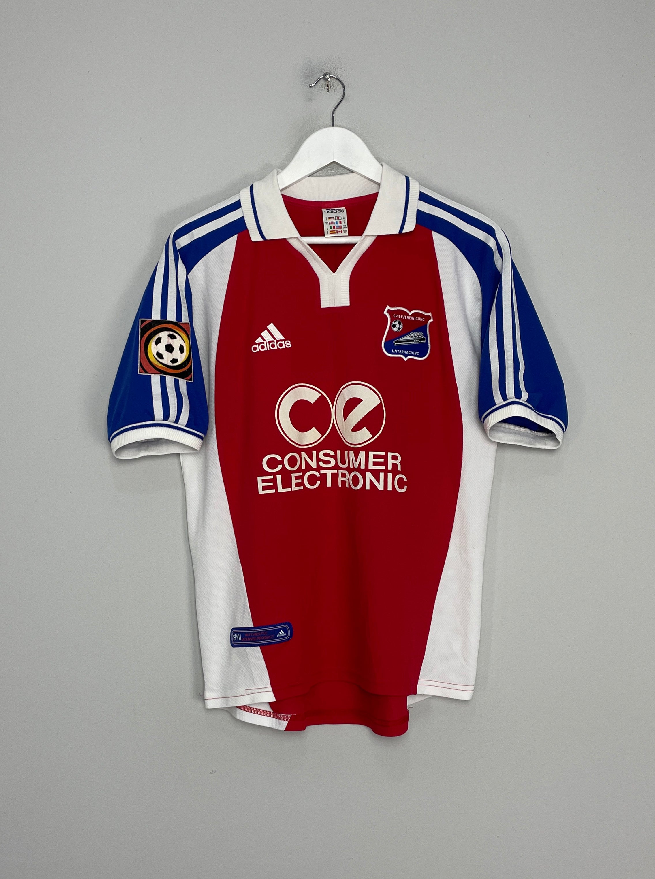 Shop 2000/02 UNTERHACHING OBERLEITNER #10 HOME SHIRT (S) ADIDAS, classic football shirts, vintage football shirts & retro soccer jerseys at Cult Kits