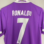 Shop 2016/17 REAL MADRID RONALDO #7 AWAY SHIRT (M) ADIDAS, classic football shirts, vintage football shirts & retro soccer jerseys at Cult Kits