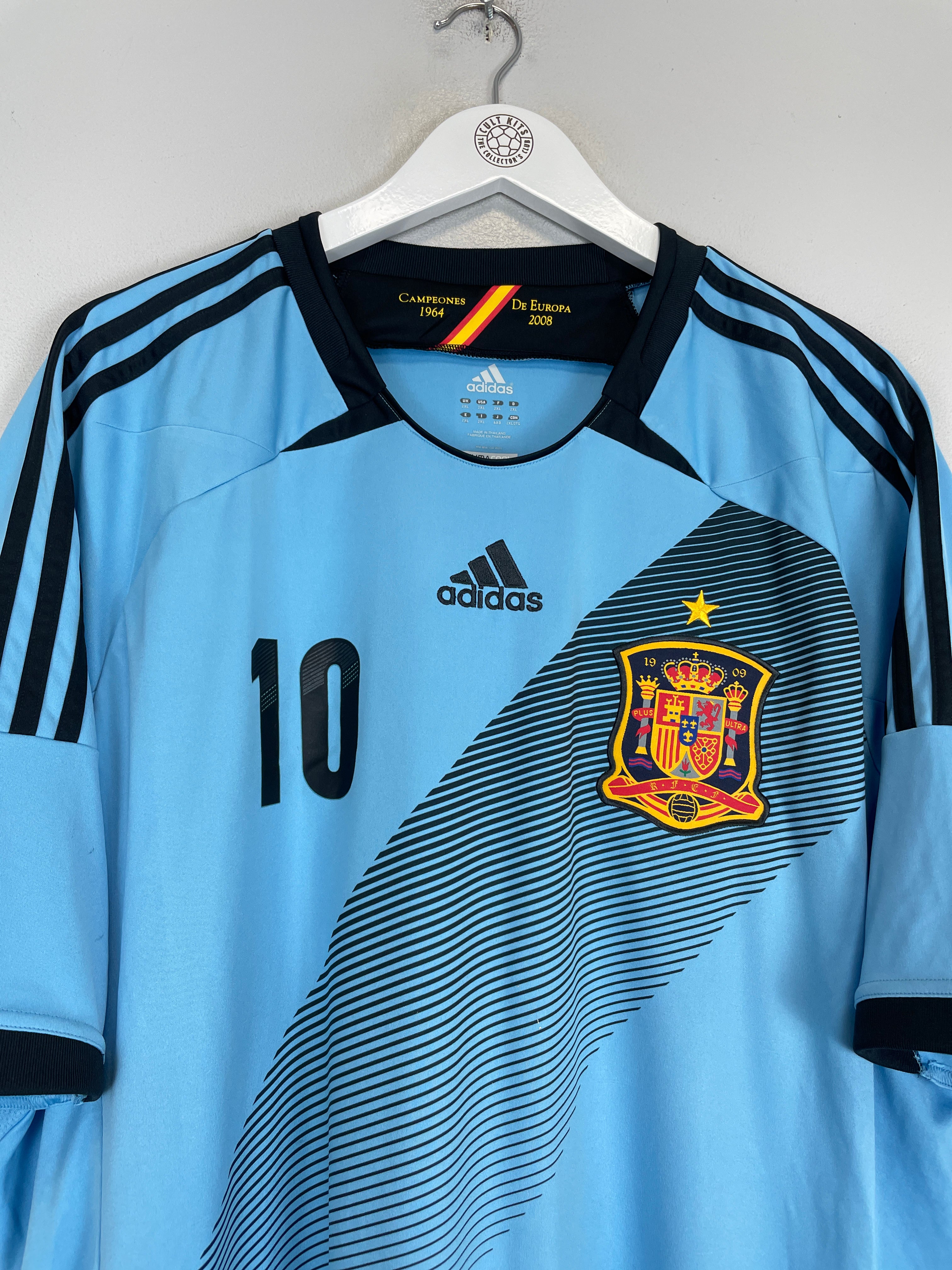 Shop 2012/14 SPAIN FABREGAS #10 AWAY SHIRT (XXL) ADIDAS, classic football shirts, vintage football shirts & retro soccer jerseys at Cult Kits