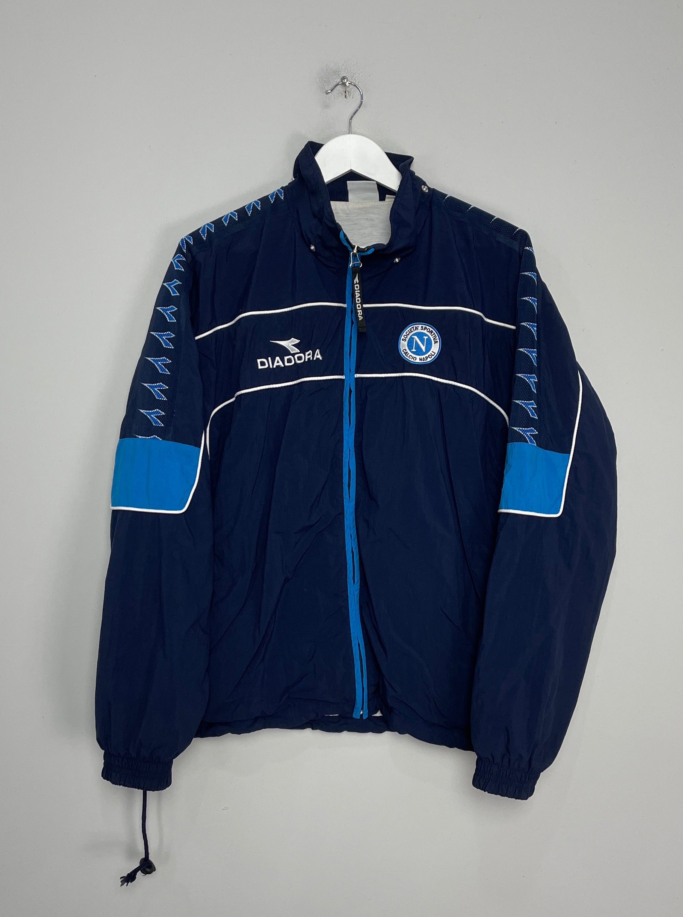 Shop 2000 NAPOLI TRACK JACKET (L) DIADORA, classic football shirts, vintage football shirts & retro soccer jerseys at Cult Kits
