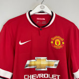 Shop 2014/15 MANCHESTER UNITED ROONEY #10 HOME SHIRT (L) ADIDAS, classic football shirts, vintage football shirts & retro soccer jerseys at Cult Kits