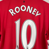 Shop 2014/15 MANCHESTER UNITED ROONEY #10 HOME SHIRT (L) ADIDAS, classic football shirts, vintage football shirts & retro soccer jerseys at Cult Kits