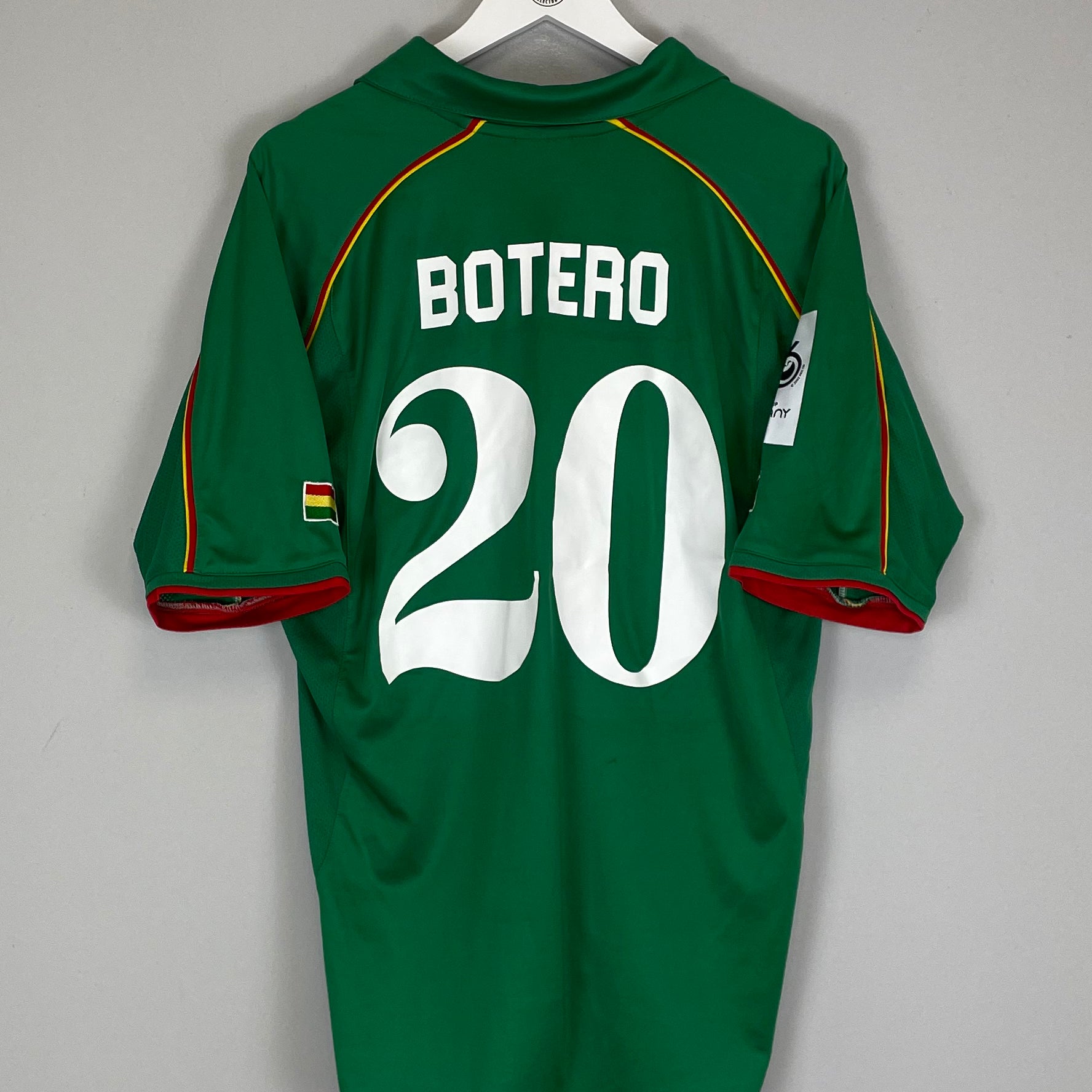 Shop 2004/06 BOLIVIA BOTERO #20 HOME SHIRT (L) ATLETICA, classic football shirts, vintage football shirts & retro soccer jerseys at Cult Kits