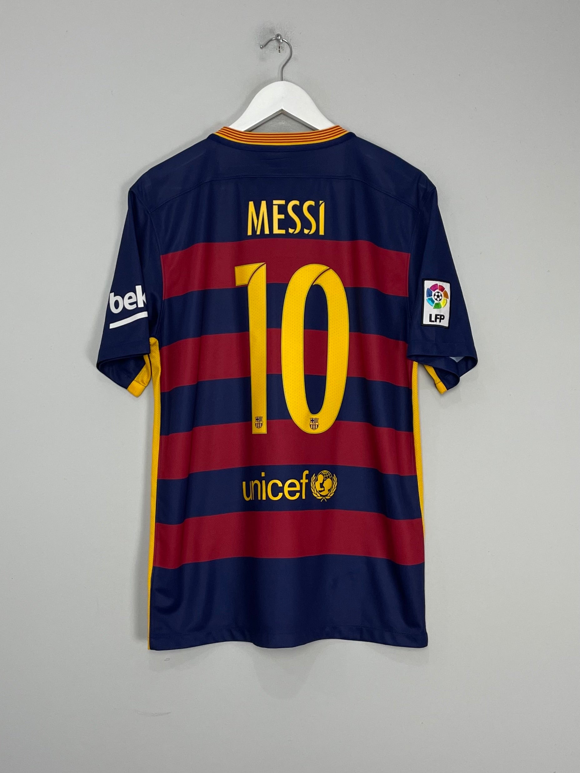2015/16 BARCELONA MESSI #10 HOME SHIRT (L) NIKE