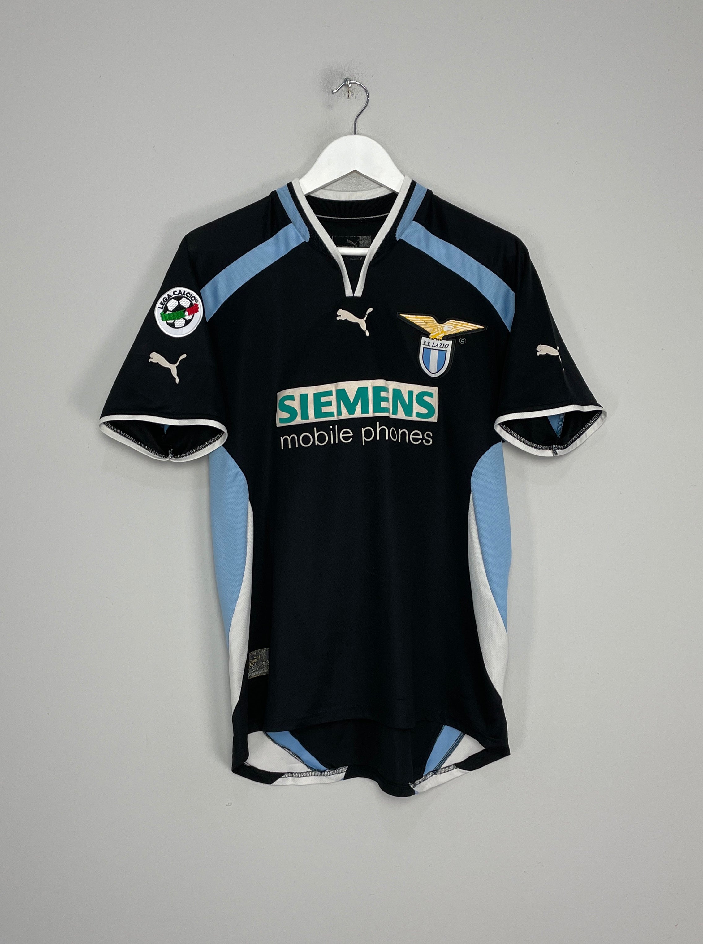 Shop 2000/01 LAZIO NEDVED #18 AWAY SHIRT (M) PUMA, classic football shirts, vintage football shirts & retro soccer jerseys at Cult Kits
