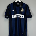 Shop 2013/14 INTER MILAN *BNWT* HOME SHIRT (M) NIKE, classic football shirts, vintage football shirts & retro soccer jerseys at Cult Kits