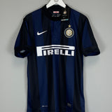 Shop 2013/14 INTER MILAN *BNWT* HOME SHIRT (M) NIKE, classic football shirts, vintage football shirts & retro soccer jerseys at Cult Kits