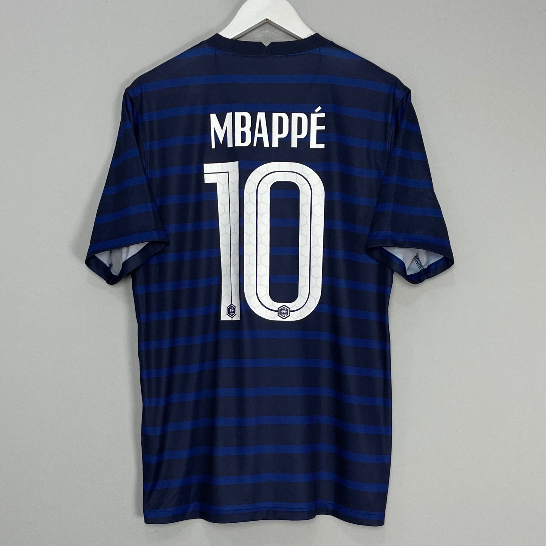 Shop 2020/21 FRANCE MBAPPE #10 HOME SHIRT (L) NIKE, classic football shirts, vintage football shirts & retro soccer jerseys at Cult Kits