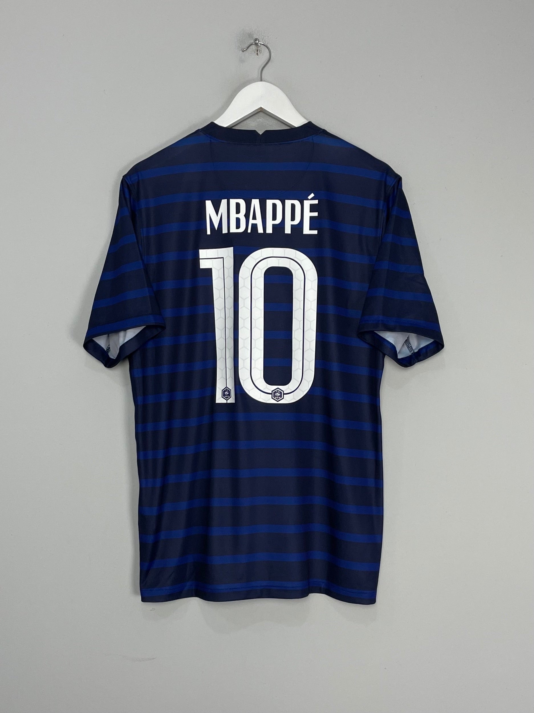Shop 2020/21 FRANCE MBAPPE #10 HOME SHIRT (L) NIKE, classic football shirts, vintage football shirts & retro soccer jerseys at Cult Kits