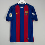 Shop 2016/17 BARCELONA MESSI #10 HOME SHIRT (M) NIKE, classic football shirts, vintage football shirts & retro soccer jerseys at Cult Kits