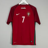 Shop 2016/17 PORTUGAL RONALDO #7 HOME SHIRT (M) NIKE, classic football shirts, vintage football shirts & retro soccer jerseys at Cult Kits