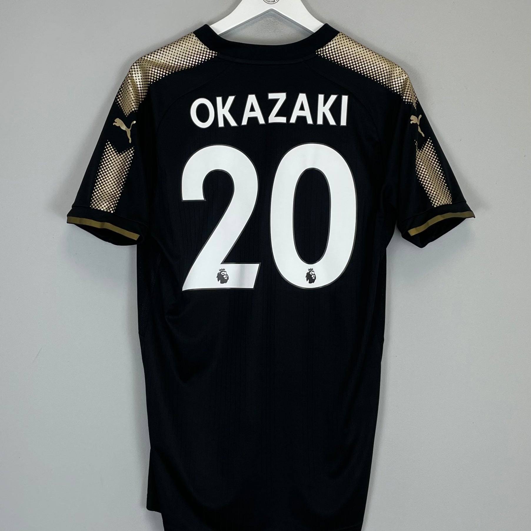 Shop 2017/18 LEICESTER CITY OKAZAKI #20 AWAY SHIRT (L) PUMA, classic football shirts, vintage football shirts & retro soccer jerseys at Cult Kits
