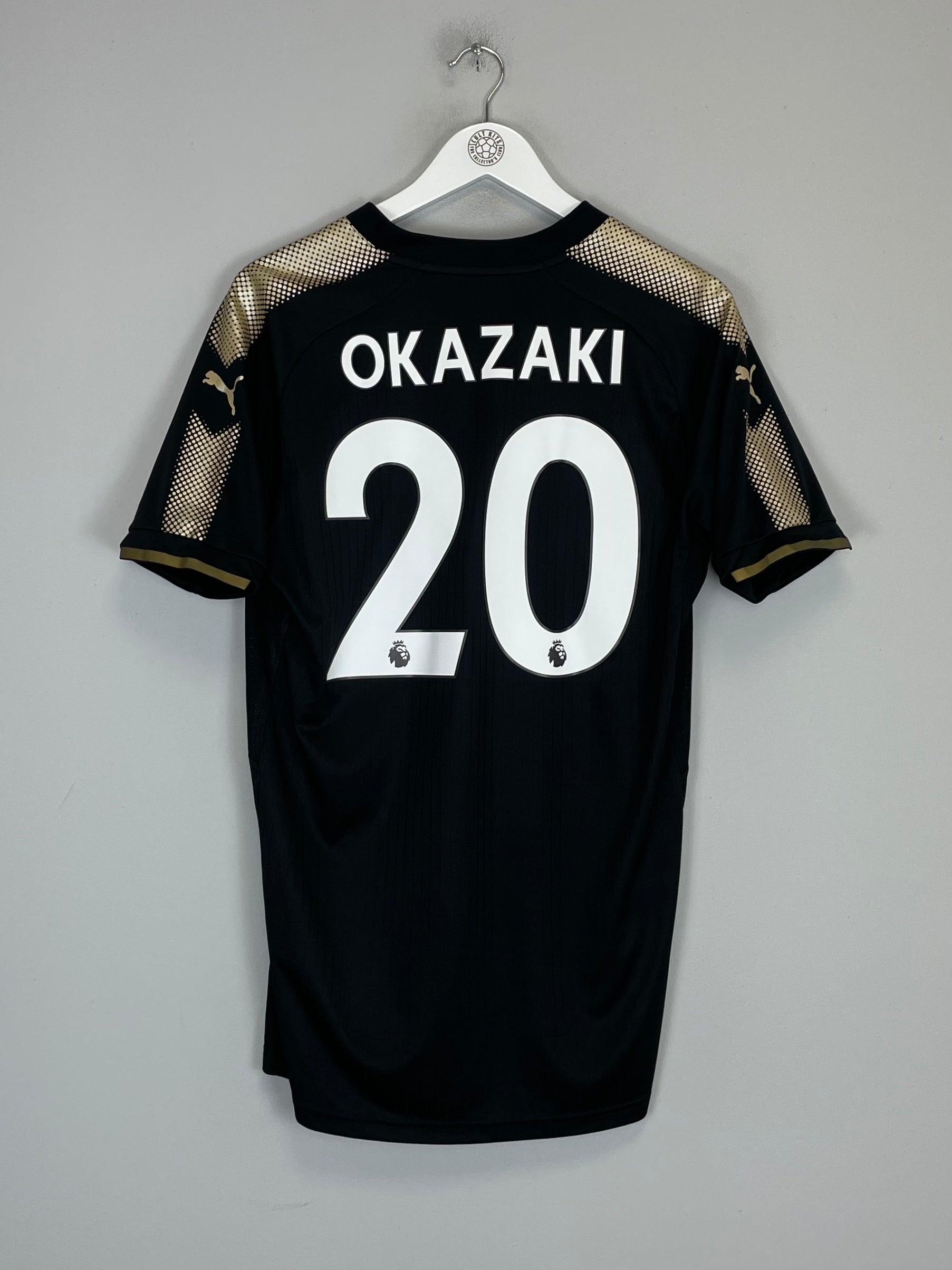 Shop 2017/18 LEICESTER CITY OKAZAKI #20 AWAY SHIRT (L) PUMA, classic football shirts, vintage football shirts & retro soccer jerseys at Cult Kits