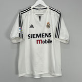 Shop 2003/04 REAL MADRID BECKHAM #23 HOME SHIRT (L) ADIDAS, classic football shirts, vintage football shirts & retro soccer jerseys at Cult Kits