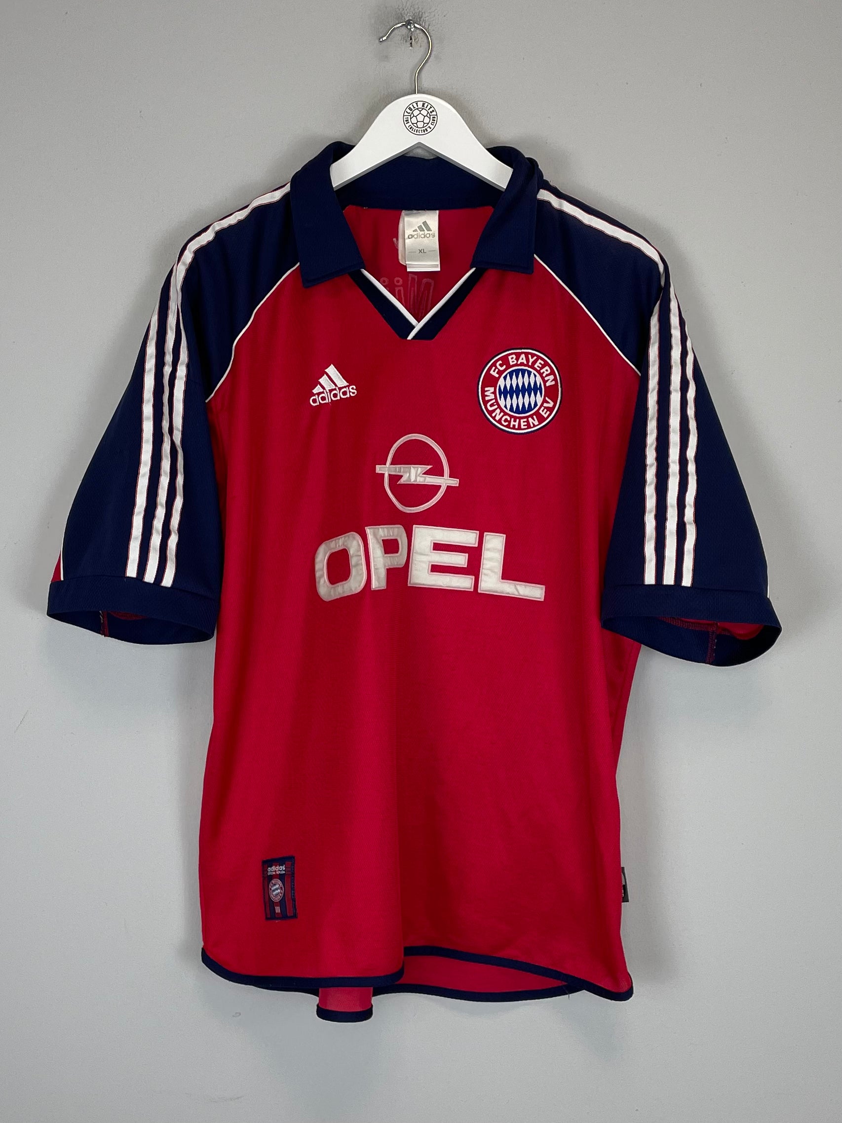 Shop 1999/01 BAYERN MUNICH HOME SHIRT (XL) ADIDAS, classic football shirts, vintage football shirts & retro soccer jerseys at Cult Kits