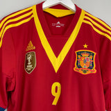 Shop 2013/14 SPAIN TORRES #9 HOME SHIRT (L) ADIDAS, classic football shirts, vintage football shirts & retro soccer jerseys at Cult Kits