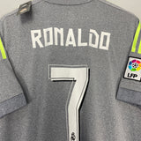 2015/16 REAL MADRID RONALDO #7 *BNWT* AWAY SHIRT (XL) ADIDAS
